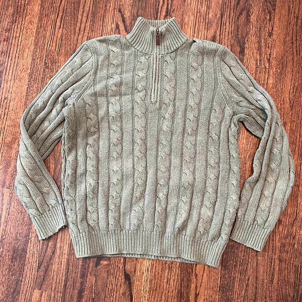Polo Ralph Lauren quarter zip rope nautical sweater size medium